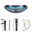 Ensemble de meuble-lavabo avec miroir Hemish-103800065-103800064