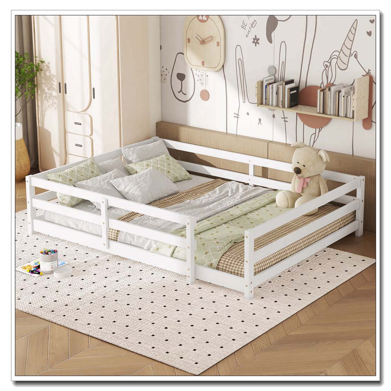 Lit double pleine grandeur, Blanc