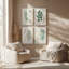 Ensemble de 4 «Earthy Greens in Bloom»-1067927390-1067927383
