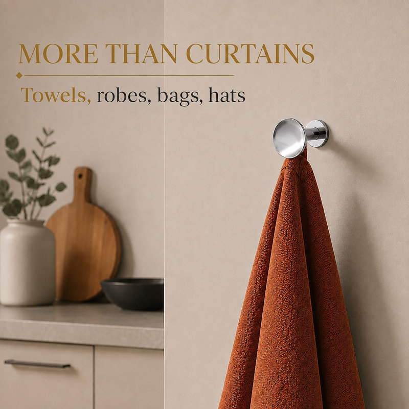 Curtain Holdback, Chrome