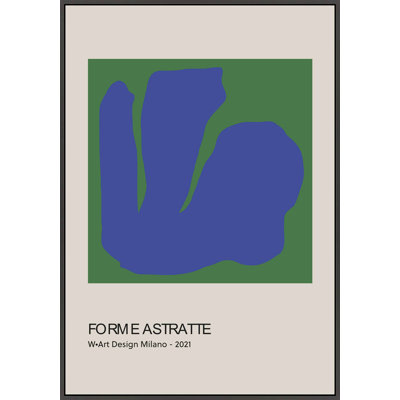 Forme Astratte Blue & Green by Romina Gadler
