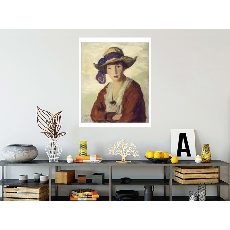 Portrait de madame Robert Henri par Robert Henri - Estampe numérique, H 40 po x l 32 po