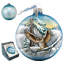 Holiday Splendor 3.5'' Handmade Glass Hanging Figurine Ornament