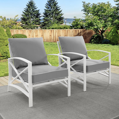 Chaise de patio avec coussins Mosier