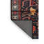 Tapis noir Ikat-385582091
