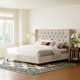Breckin Upholstered Wingback Bed