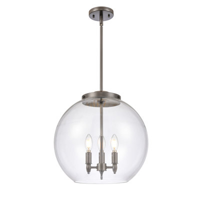 Luminaire suspendu sphère 3 lumières Ralph
