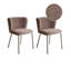 Charlett 15.7cm H Velvet Upholstered Upholstered Back Side Chair-72137584