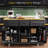 53-inch Large Kitchen Island Set with Bar Stools and Power Outlet-586493455