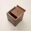 Rustic Burnt Mango Wood Square Tissue Holder – Handmade Farmhouse Tissue Box Covers-1652519538