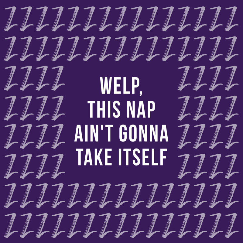Nap Take Itself - Wrapped Canvas Print, 30cm H x 30cm W x 3.8cm D