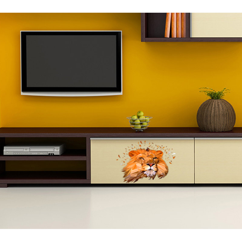 Animals Wall Decal, 10" H x 11" W