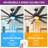 Wrought Studio™ 72'' Ceiling Fans with Lights and Remote Control for Indoor-1914596046