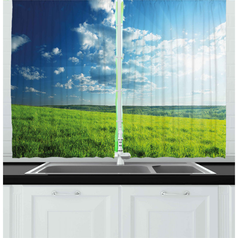 Pointed Kitchen Curtain