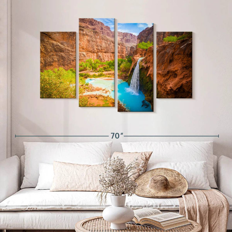 Alvord surplombant la cascade de Havasu, H 32 po x l 52 po