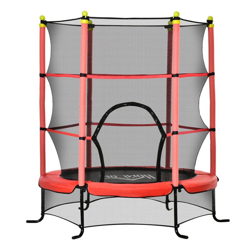 Soozier 5.3' Kids Trampoline, Red