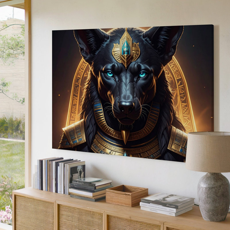 Toile Anubis, H 9 po x l 12 po