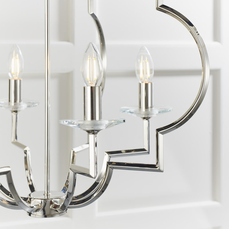 Dristin 4 - Light Candle Style Chandelier