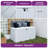 230 Gallon Large Deck Box  Divider & Side Handles-109557145