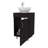 Wengue Bathroom Vanity With Integrated Sink-164629470