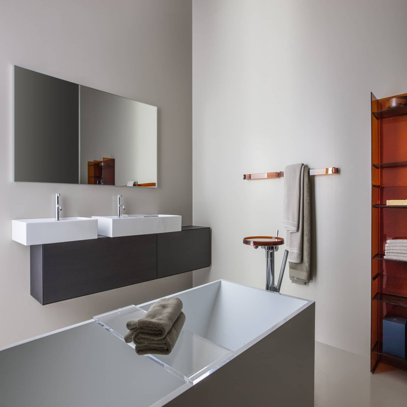 Kartell 66.93'' L Freestanding Soaking Bathtub