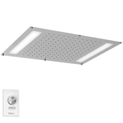 22" X 16 1/2" Built-In Showerhead With Led Light