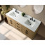 Ensemble de meuble-lavabo double 72 po avec plateau en marbre Chambery-94811317-94811318