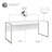 Desk And 3 Drawer Mobile Pedestal-70328112-70328114