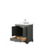 Ensemble de meuble-lavabo simple autoportant 36 po avec plateau en quartz Deborah-98084797-98084798-98084801