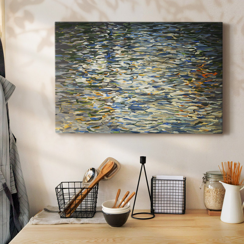 Water Reflections-Gallery Wrapped Canvas, 8" H x 12" W
