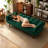 Linen-Upholstered Folding Sofa, Adjustable Recliner-Style Sofa Bed, Suitable For Living Rooms, Apartments, Or Offices-1129783745