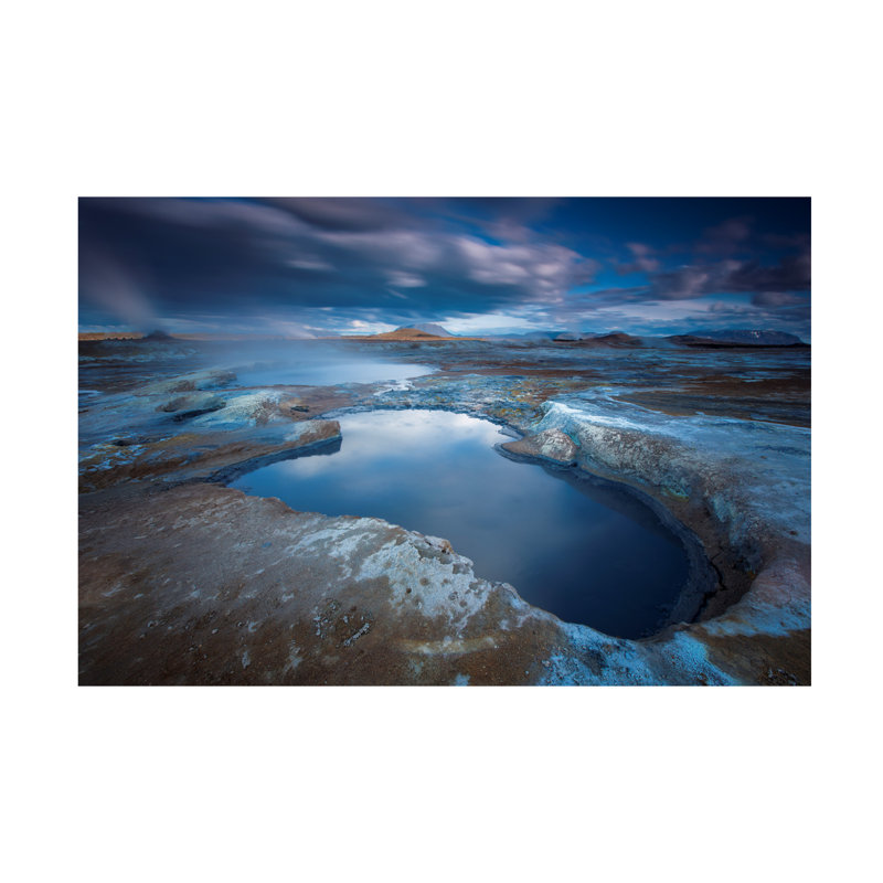 Amnon Eichelberg Blue Pond Canvas Art, H 12 po x l 19 po