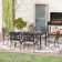 Aletse Rectangular 6 - Person 60'' Long Dining Set with Cushions