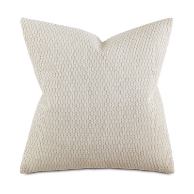 Brayden Textured Cotton Blend Reversible Throw Pillow