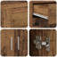 Storage Cabinet 80X42.5X93.5 Cm Engineered Wood-2133350864