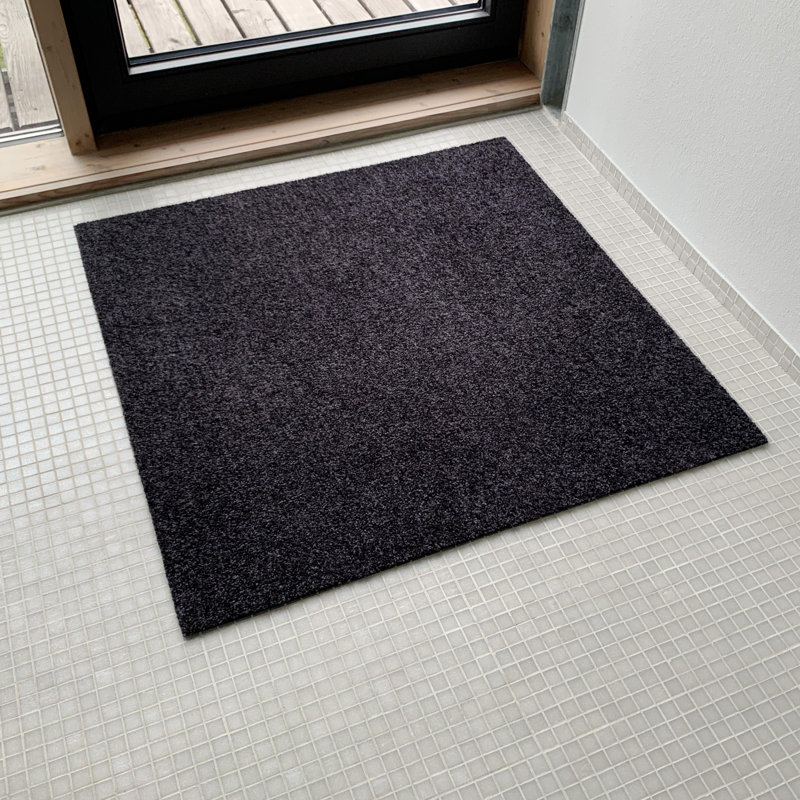 Bindi Non-Slip Indoor & Outdoor Doormat, Black