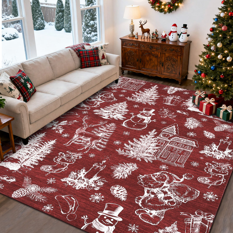 Tapis Christmas Christmas, Rectangle 9 pi x 12 pi