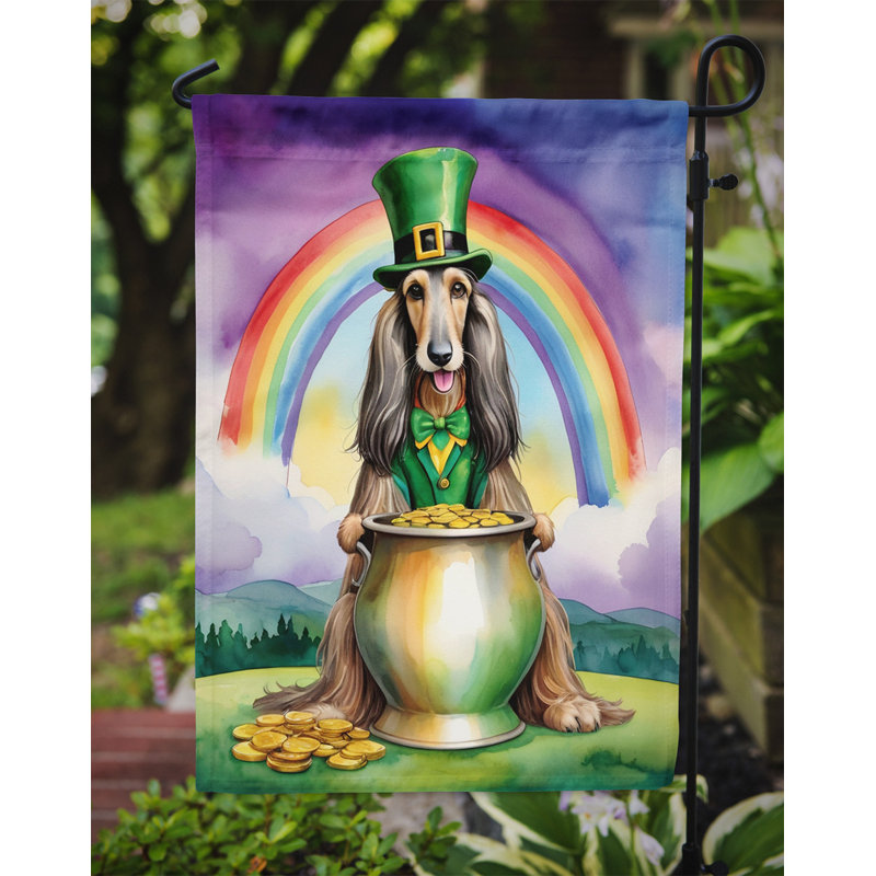 Double Sided 15.5'' H x 11.25'' W Polyester St Patrick's Day Garden Flag