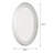 Wood Flat Wall Mirror