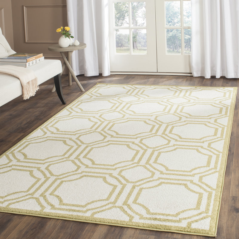 Tapis à performance géométrique Brittnany, Rectangle 8 pi x 10 pi