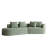 Chumenti Boneless Modern Oversized Sectional Sofa-108844355-108844352