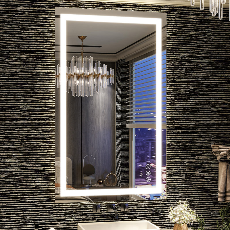 Miroir de salle de bain mural, 30 po x 55 po