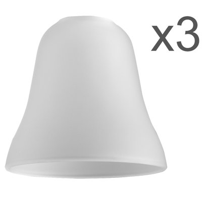 10.49cm H Glass Pendant Shade in Frosted Glass