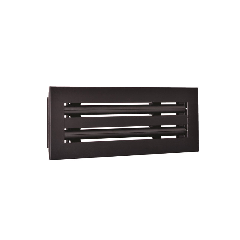 Diffuseur à fente linéaire Flo Matrix 10 x 4 noir mat, 15,5 po x 4 po