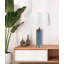 Cylinder 55cm Metal Ceramic look Table Lamp-229111194-229111197