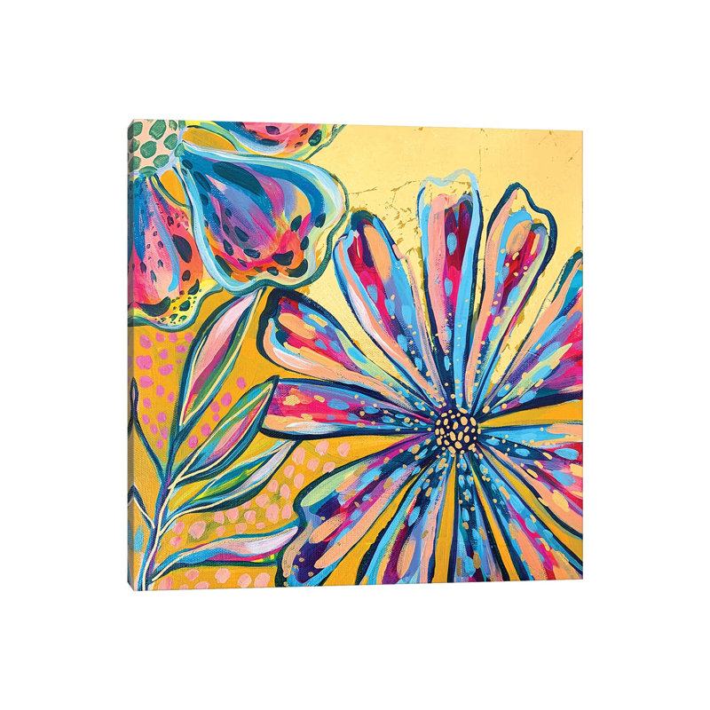 Gildedgarden VI 1 Piece Wrapped Canvas Painting, 30.48 cm H x 30.48 cm W