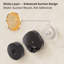 Bronze 3-Pack Suction Shower Shelves with Hooks