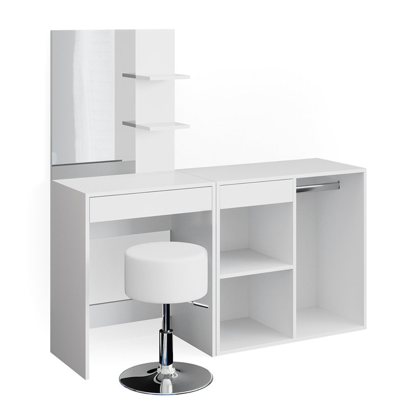 Allo Dressing Table with Mirror