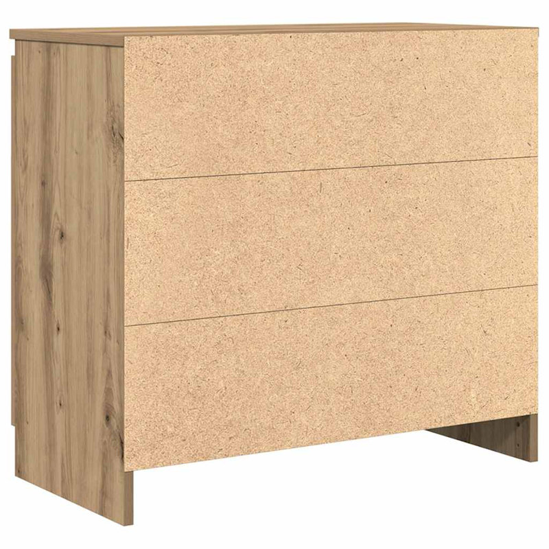 Sideboard With Drawer 71X35x65 Cm Engineered Wood, Artisan Oak