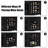 3-tier Wine Bar Cabinet With Led Lights For Kitchen, Living Room And Bar-1368851775